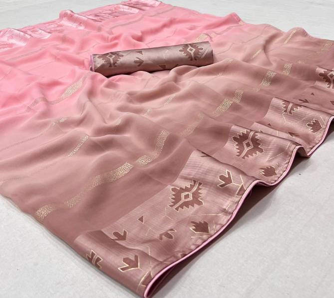 Ivanshi By Lt Fabric Designer Georgette Sarees Catalog